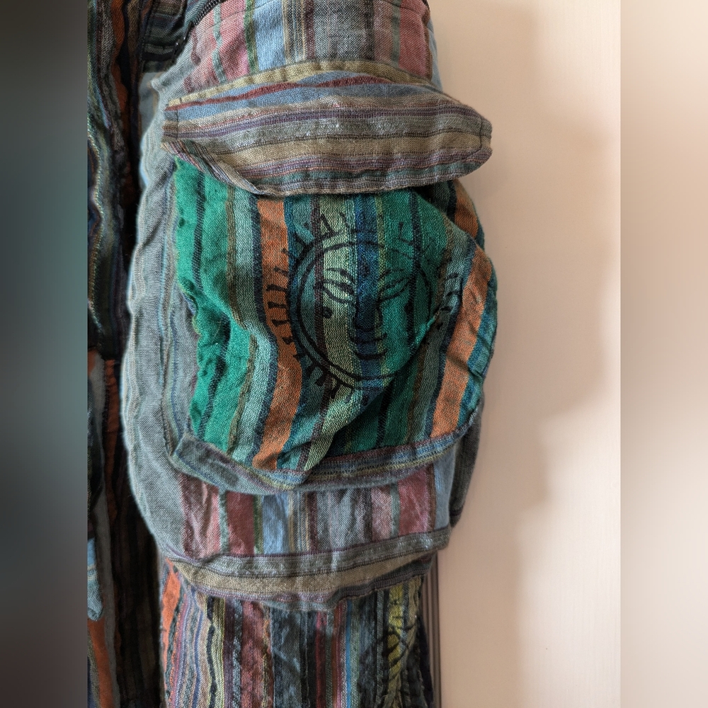 Multicolor Patchwork Pants - image 4